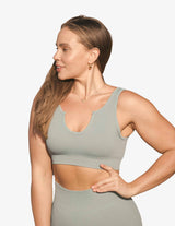 Guru Muscle Ocean Ribbed Seamless U Bra, view 3