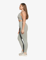 Guru Muscle Ocean Ribbed Seamless Leggings, view 3