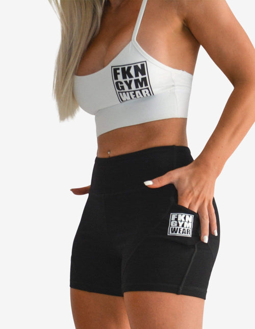 Guru Muscle Pocket Gym Shorts | Black