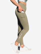Guru Muscle Pocket Legging - Khaki, view 2