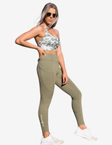 Guru Muscle Pocket Legging - Khaki, view 3