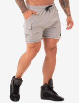 Guru Muscle POWER TRACK SHORTS GREY, view 3