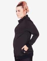 Guru Muscle Black Convertible Pregnancy & Breastfeeding Jacket, view 3