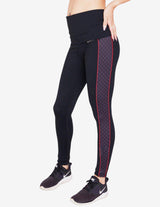 Guru Muscle Plaid Like That Pregnancy & Postpartum Full Length Leggings, view 3