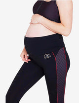 Guru Muscle Plaid Like That Pregnancy & Postpartum Full Length Leggings, view 4