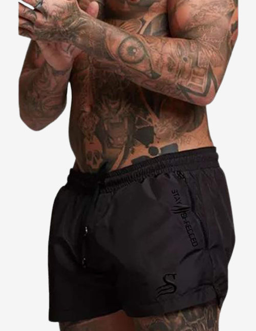 Guru Muscle Quads - Lifting Shorts - BLACK/BLACK