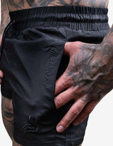 Guru Muscle Quads - Lifting Shorts - BLACK/BLACK, view 2