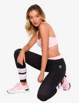 Guru Muscle Racer Back Crop Top (Pink), view 4