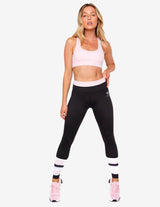 Guru Muscle Racer Back Crop Top (Pink), view 6
