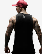 Guru Muscle Reflective Mesh Hybrid Tank Black, view 2