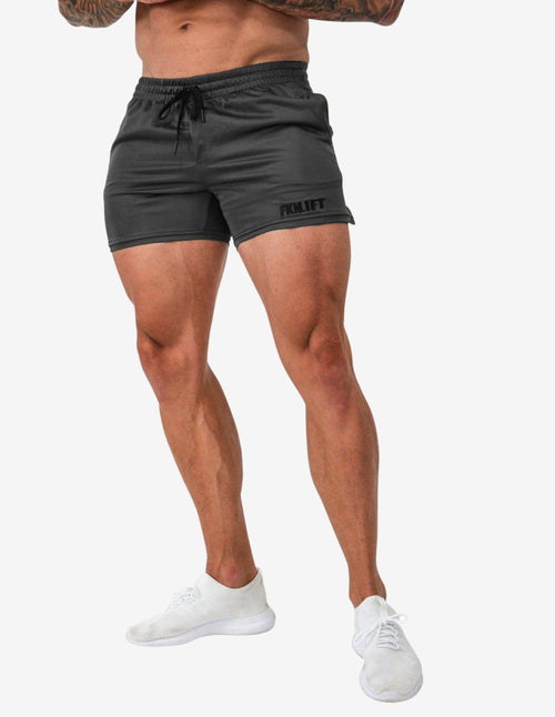 Guru Muscle Relentless | Men's Gym Shorts | Charcoal