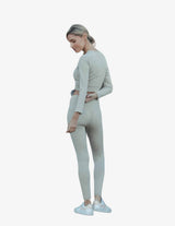Guru Muscle Sand Seamless Leggings Grey, view 2