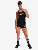 Guru Muscle Scrunch Bum Shorts | High Waist | Black, view 3