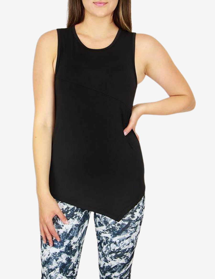 Guru Muscle Sculpt Tank - Black