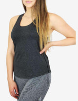 Guru Muscle Sculpt Tank Dark Grey, view 3
