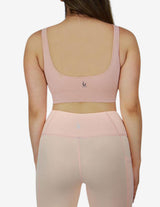 Guru Muscle Seam Energy Sports Bra - Papaya, view 2