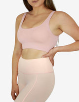 Guru Muscle Seam Energy Sports Bra - Papaya, view 3