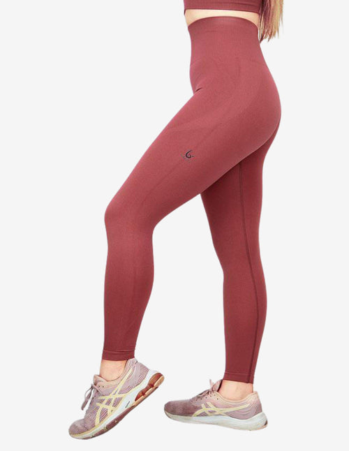 Guru Muscle Seam free Leggings Red