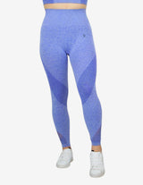 Guru Muscle Seamless High Waisted Leggings Blue, view 2