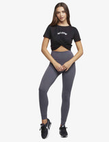Guru Muscle Seven Days Legging - Charcoal, view 4