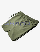 Guru Muscle SHRDD Impact - Midcut shorts - Khaki Green, view 4