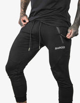 Guru Muscle SHRDD Tapered joggers -Black/White, view 5