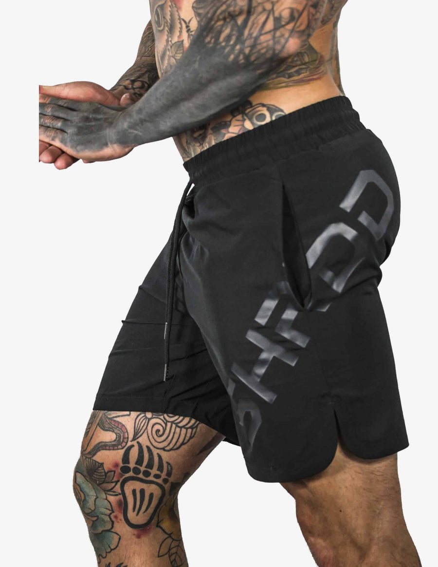 Guru Muscle SHRDD Shorts Stealth Black