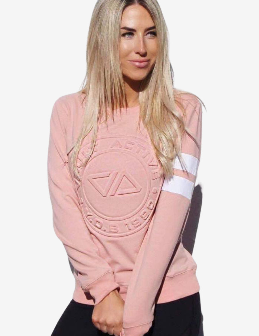 Guru Muscle Signature Jumper Pink