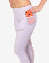 Guru Muscle Simply Mesh Leggings Pastel Lilac, view 2