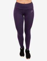 Guru Muscle SLEEK SCULPTURE LEGGINGS RICH PURPLE, view 2
