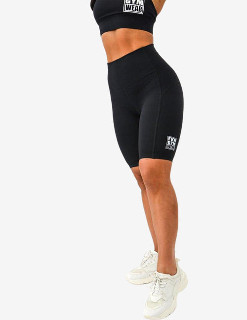 Guru Muscle Squat Proof Bike Shorts | Black