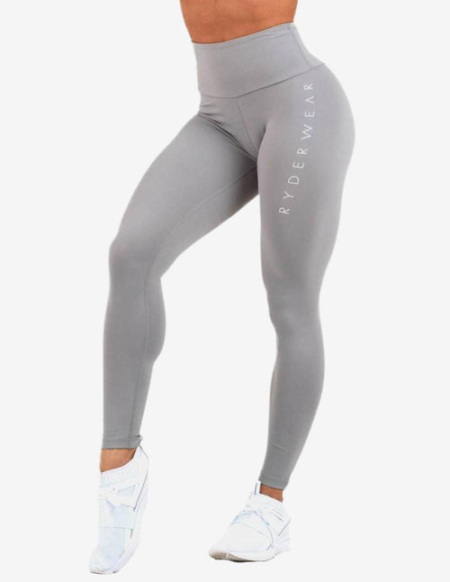 Guru Muscle STAPLES SCRUNCH BUM LEGGINGS GREY