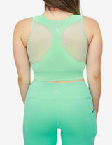 Guru Muscle Studio Sports Bra - Emerald, view 2