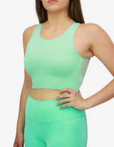 Guru Muscle Studio Sports Bra - Emerald, view 3