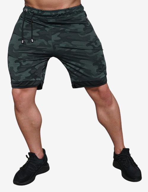 Guru Muscle XA1 SwimX shorts – Gun Metal Camo