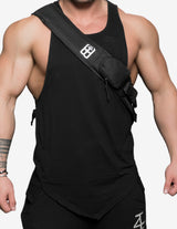 Guru Muscle BE Tactical Sling Bag – BLACK, view 4