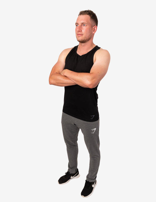 Guru Muscle Tank Areate Black Gymshark