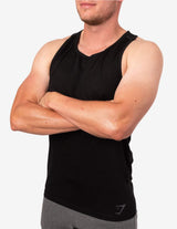 Guru Muscle Tank Areate Black Gymshark, view 3