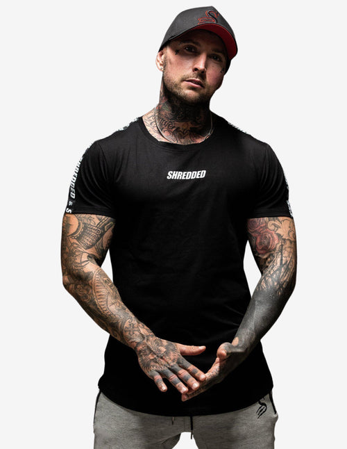 Guru Muscle Taped Muscle Tee - BLACK