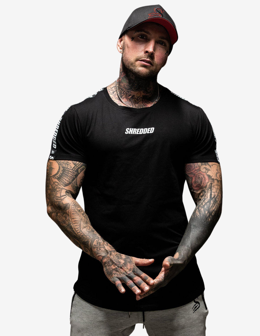 Guru Muscle Taped Muscle Tee - BLACK