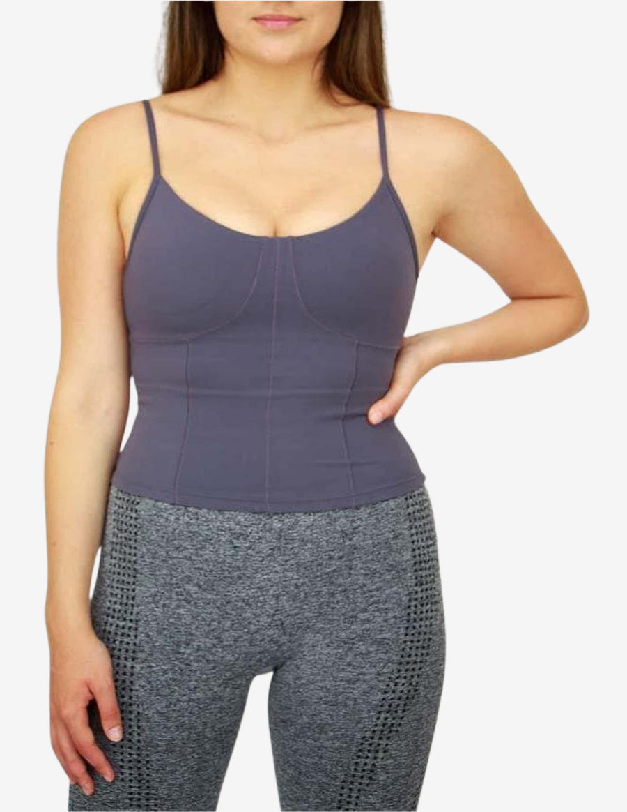 Guru Muscle Cami Top - Grey