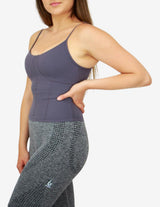 Guru Muscle Cami Top - Grey, view 3
