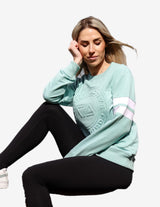 Guru Muscle Teal Signature Jumper, view 2
