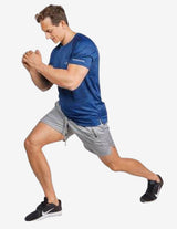 Guru Muscle All Day Every Day Tee Marl - Marl Blue, view 2