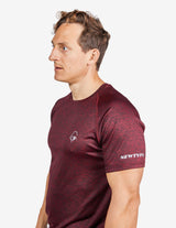Guru Muscle All Day Every Day Tee - Maroon, view 3