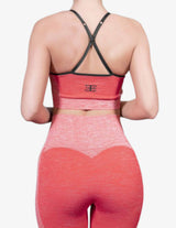 Guru Muscle TELLUS Seamless BRA – RED, view 2