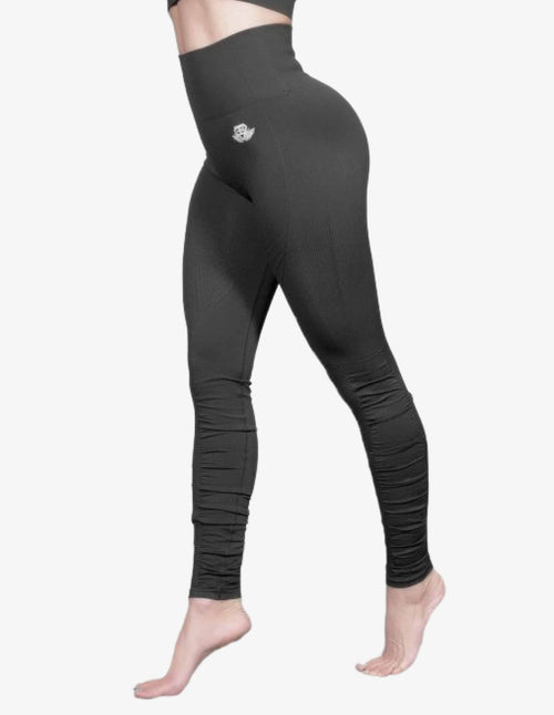 Guru Muscle TELLUS Seamless Legging High Waist โ BLACK