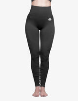 Guru Muscle TELLUS Seamless Legging High Waist – BLACK, view 3