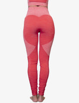 Guru Muscle TELLUS Seamless Legging High Waist – RED, view 2