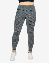 Guru Muscle Triangle waist Legging - Black & White, view 3